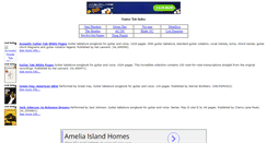 Desktop Screenshot of guitartab.com.au